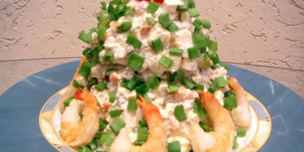 Рецепт оливье пикантный