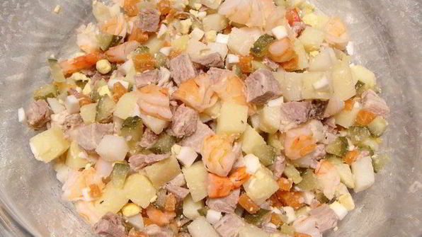 оливье пикантный