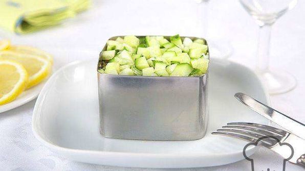 оливье с языком