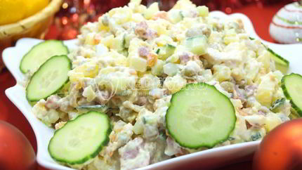 Салат Новогодний оливье