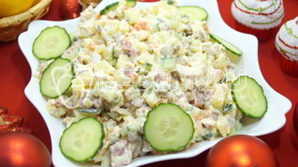 салат новогодний оливье