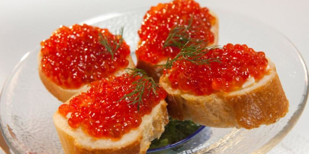 Рецепт салата оливье в бутерброде с икрой