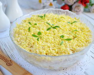 Салаты с грибами