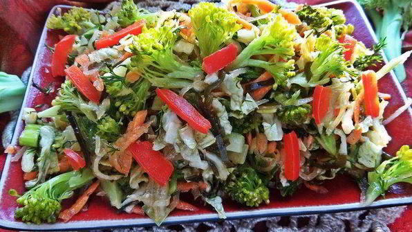 постный салат 4 капусты