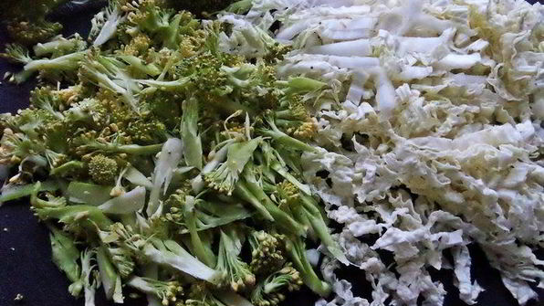 постный салат 4 капусты