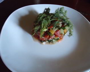 Простой овощной салат