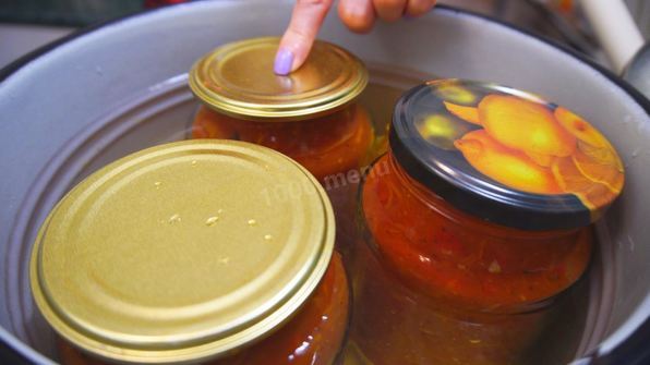 салат из помидоров на зиму