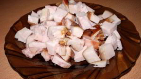 салат малибу с копченой курицей