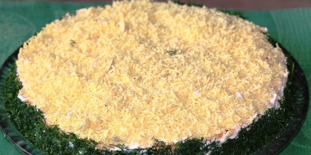 Рецепт салата мимоза без майонеза