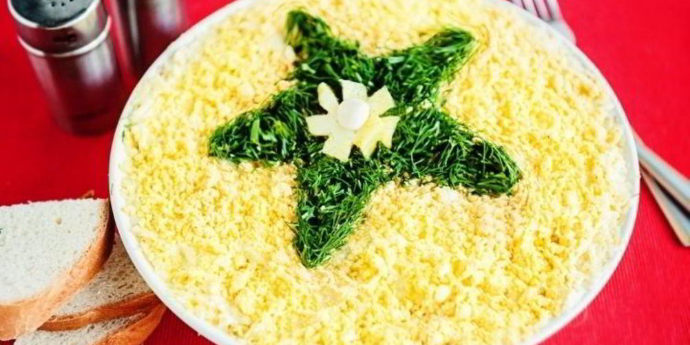 Рецепт салата мимоза с картошкой