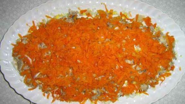 салат мимоза с сардиной