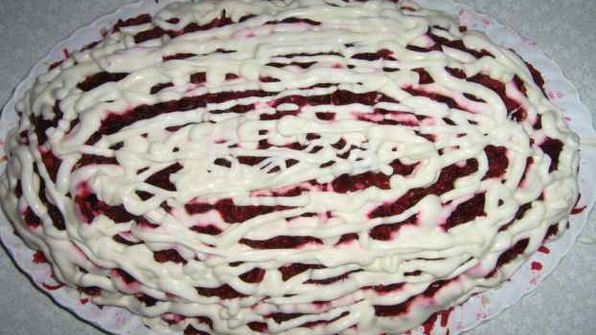 салат мимоза с сардиной