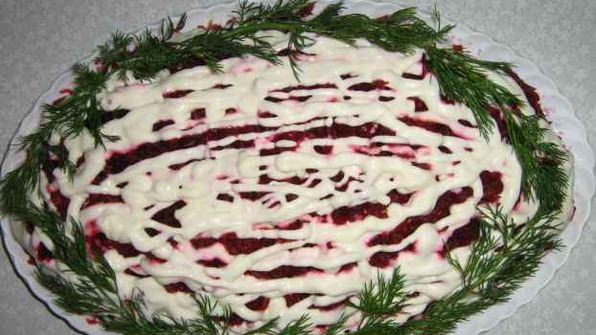 салат мимоза с сардиной