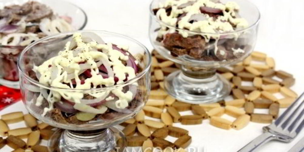 Рецепт салата мужские слезы