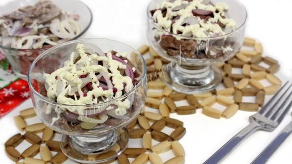 салат мужские слезы