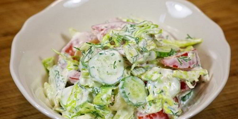 Рецепт салата на даче