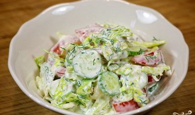 Салат На даче