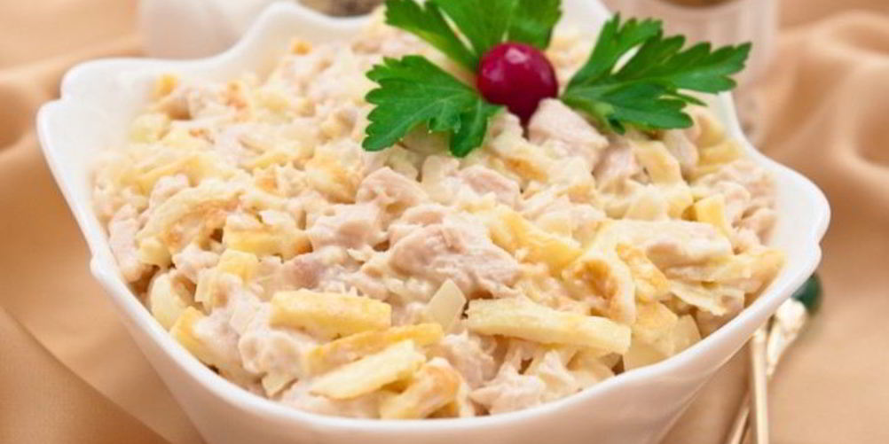 Рецепт салата нежность