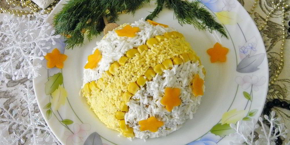 Рецепт салата новогоднего шар