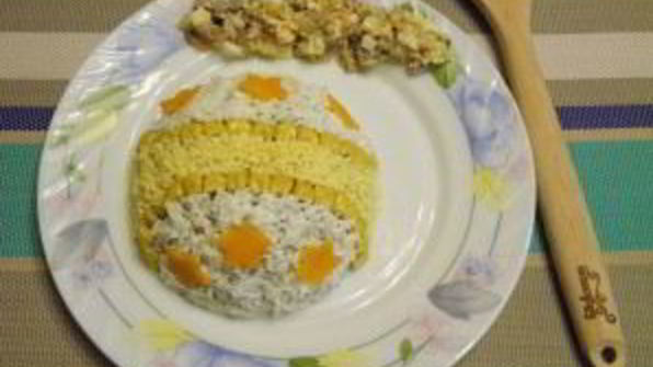 салат новогодний шар