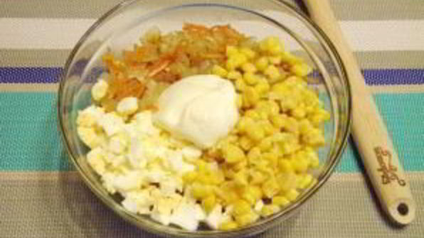 салат новогодний шар