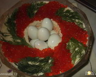 Салат Пасхальный венок