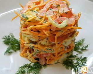 Салат Петергоф