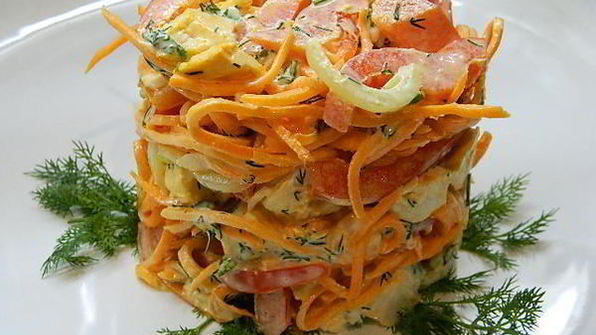 салат петергоф