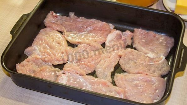 куриные грудки филе под шубой в духовке