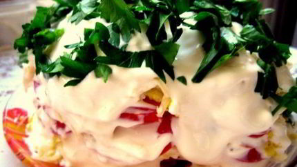 Помидоры под шубой