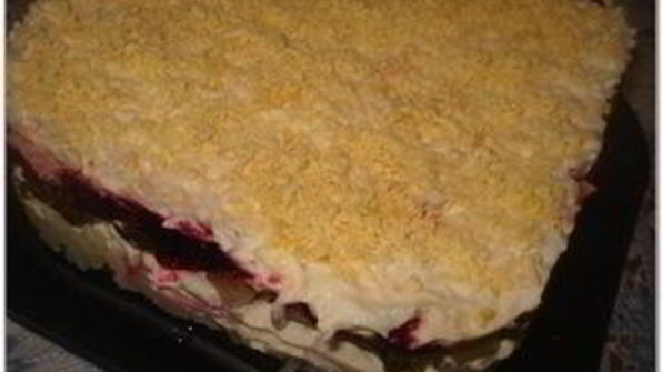 салат кальмары под шубой