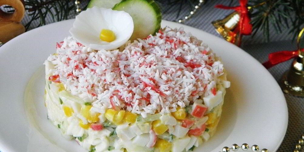Рецепт салата крабового под шубой