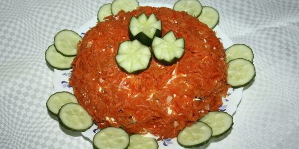 Рецепт салата лисичка под шубой с селедкой