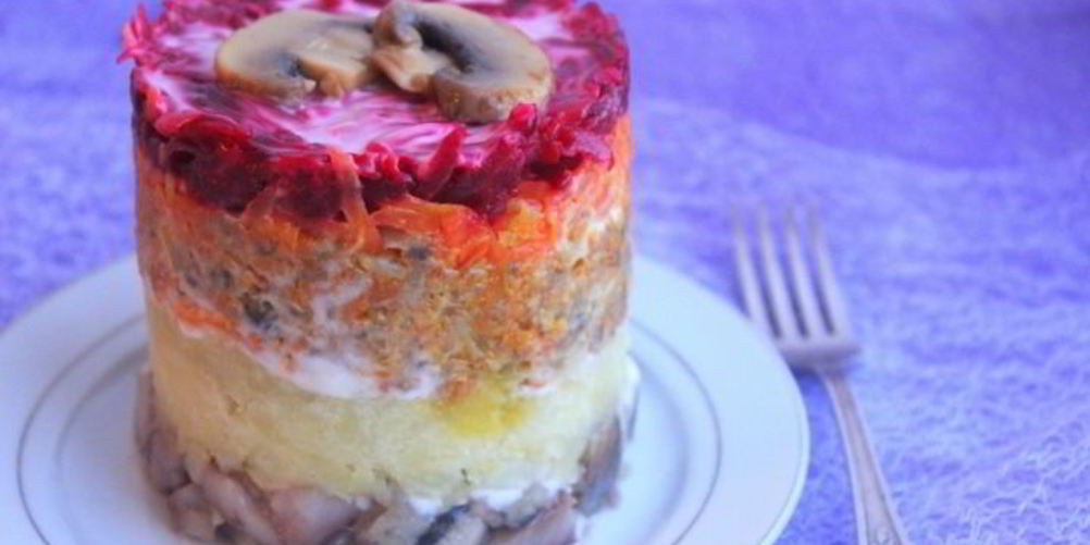 Рецепт салата сельдь под шубой