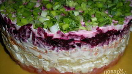 Салат Семга под шубой