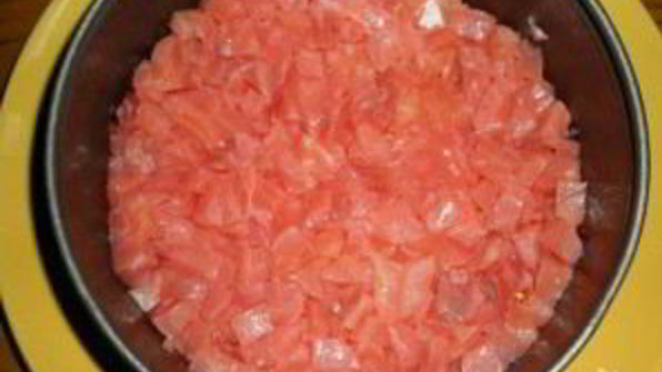 салат семга под шубой