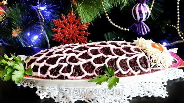 салат шпроты под шубой