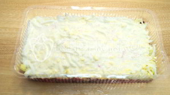 салат заливная селедка под шубой