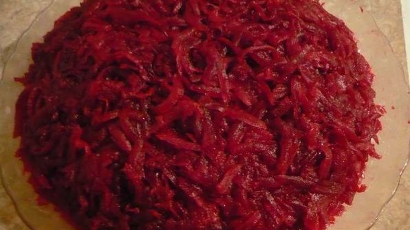 сельдь под шубой с яблоком