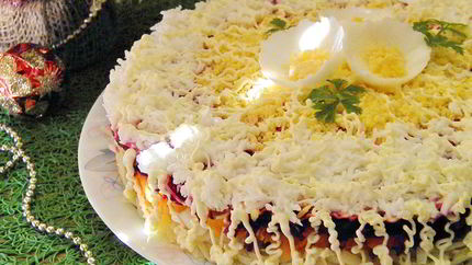 Селедка под шубой без майонеза