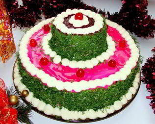 Селедка под шубой Новогодняя