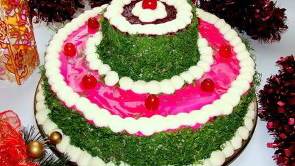 Селедка под шубой Новогодняя