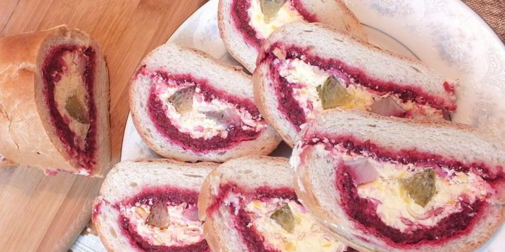 Рецепт селедки под шубой в багете