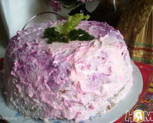 Селедка под шубой в желе