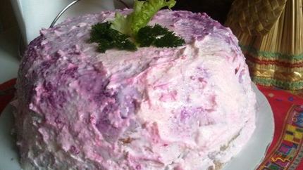 Селедка под шубой в желе
