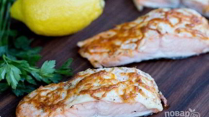 Семга под шубой в духовке