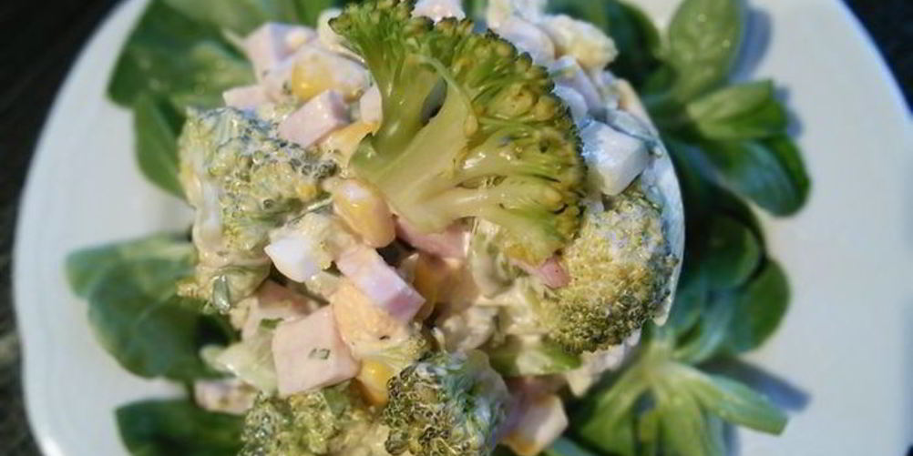 Рецепт салата с брокколи