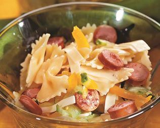 Салат с фарфалле