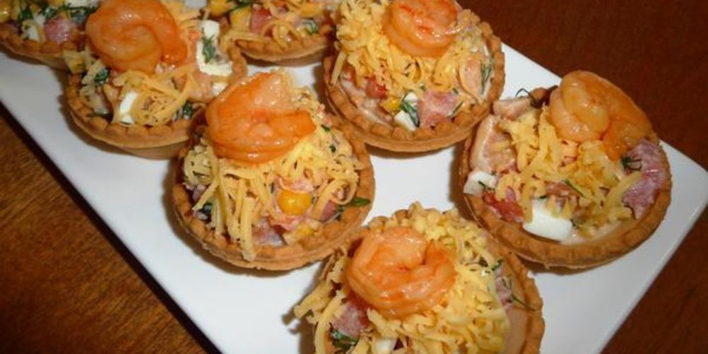 Рецепт салата с креветками