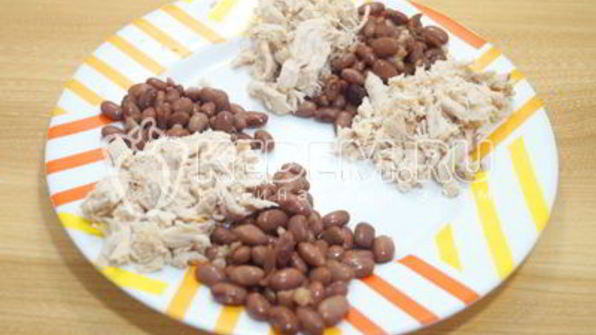 салат с курицей калейдоскоп